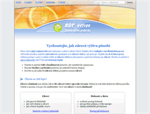 Tablet Screenshot of abcvyzivy.cz